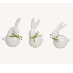 Rabbit white porcelain,...