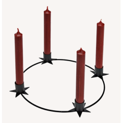 Advent wreath, candle...