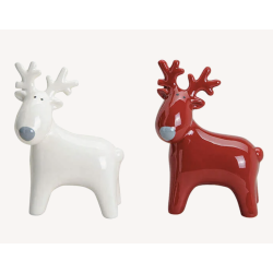 Elk red/white ceramic