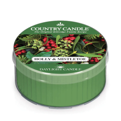 Country Candle Daylight "Holly & Mistletoe"