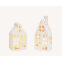 Wind light ceramic house